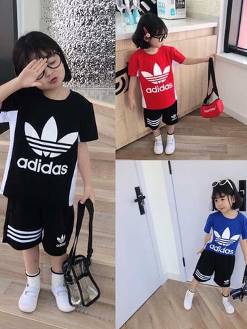 Children Summer T-shirt Set W672