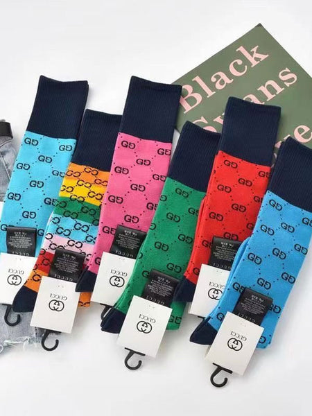 Adult Socks 6 Pairs Of Mixed Colors W323