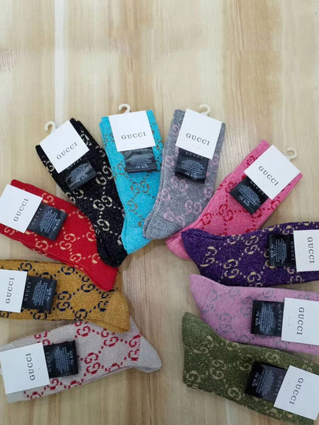 Adult Socks 10 Pairs Of Mixed Colors W324