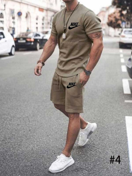 Men's Summer T-Shirt Cotton Suit W572