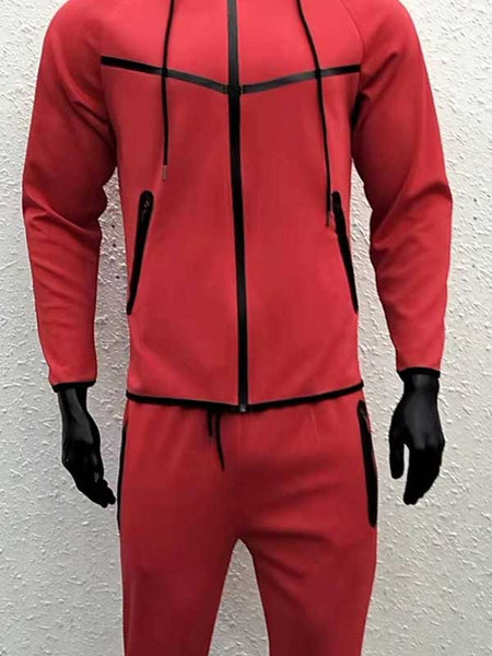 Men's Clothing Hooded Sports Suit W421
