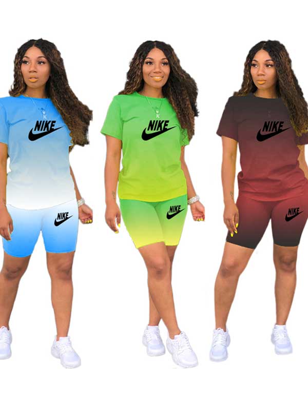 Women Summer T-Shirt Set W508